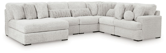 Cuddle Plush 6-Piece Sectional with Chaise
