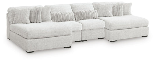 Cuddle Plush 4-Piece Sectional with Chaise
