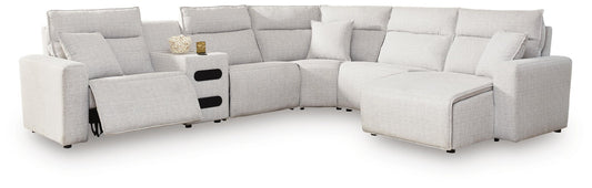 Modmax II 6-Piece Reclining Sectional with Chaise and Audio Console