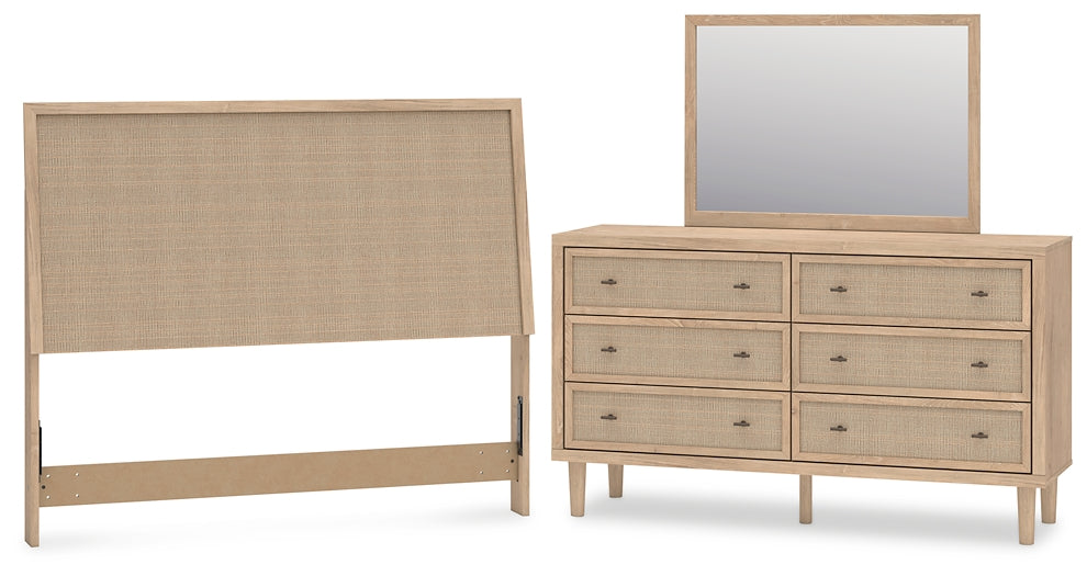 Cielden Queen Panel Headboard, Dresser and Mirror