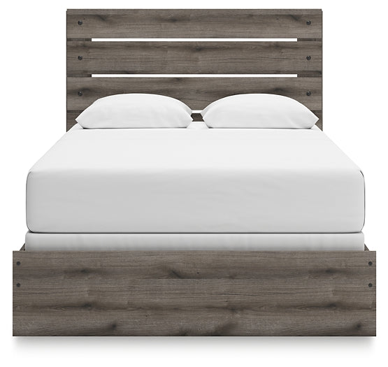 Graystorm Queen Panel Bed, Dresser, Mirror and Nightstand