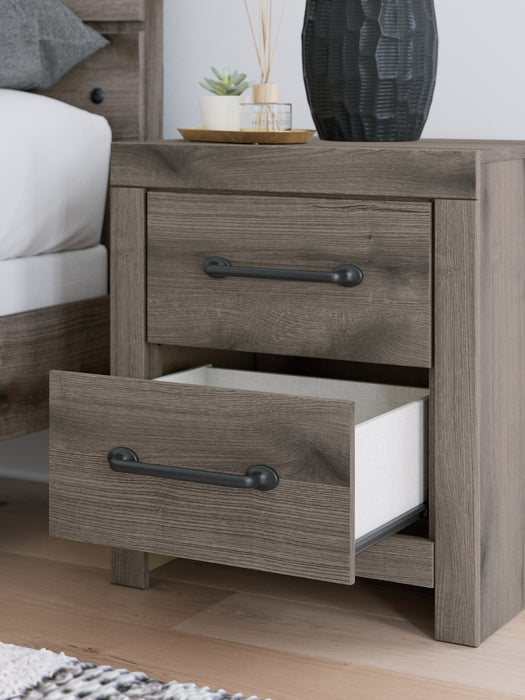 Graystorm Queen Panel Bed, Dresser, Mirror and Nightstand