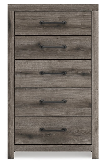 Graystorm Twin Panel Bed, Dresser, Mirror, Chest and Nightstand