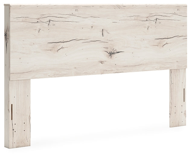 Lawroy King Panel Headboard with Mirrored Dresser, Chest and Nightstand