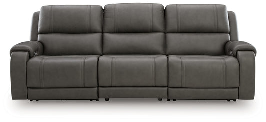 5Z - Pittson 3-Piece Power Sectional Reclining Sofa