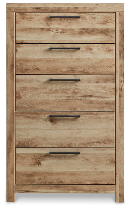 Hyanna King Panel Headboard, Dresser, Mirror, Chest and Nightstand