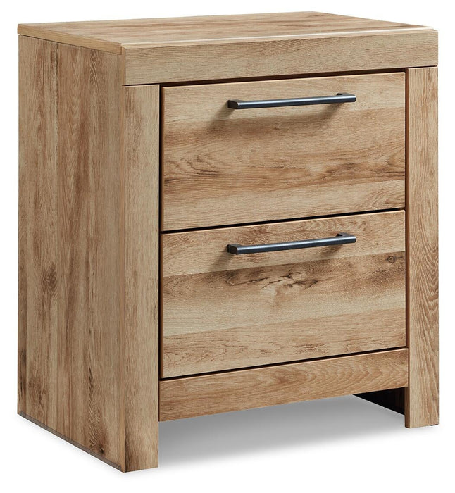 Hyanna Queen Panel Storage Bed, Dresser, Mirror and Nightstand