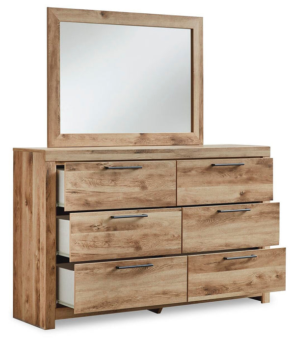 Hyanna Queen Panel Bed, Dresser, Mirror and Nightstand