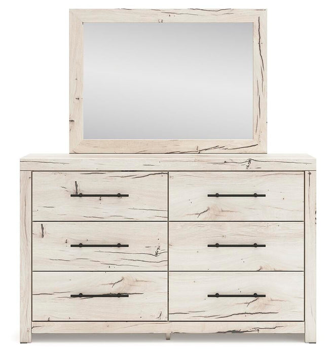 Lawroy King Panel Storage Bed, Dresser, Mirror, Chest and Nightstand