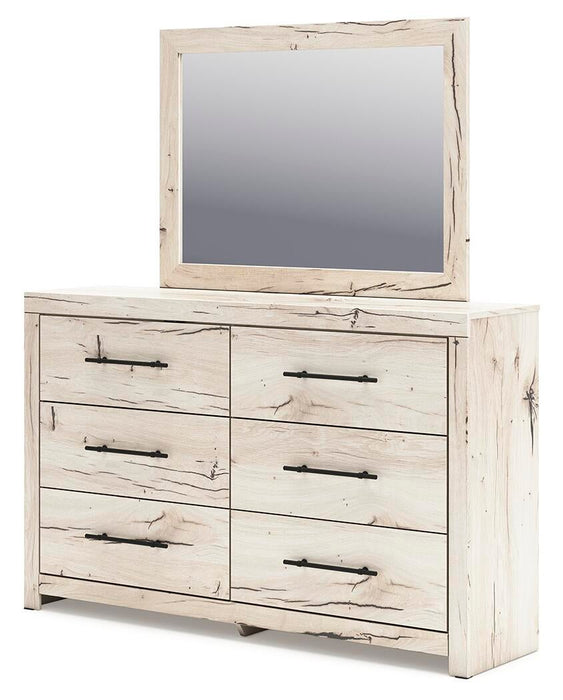 Lawroy Full Panel Bed, Dresser, Mirror, Chest and Nightstand