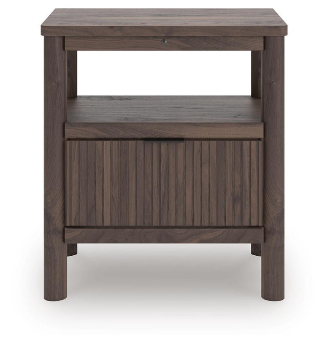 Pamytta Twin Panel Platform Bed, Dresser, Mirror, Chest and Nightstand