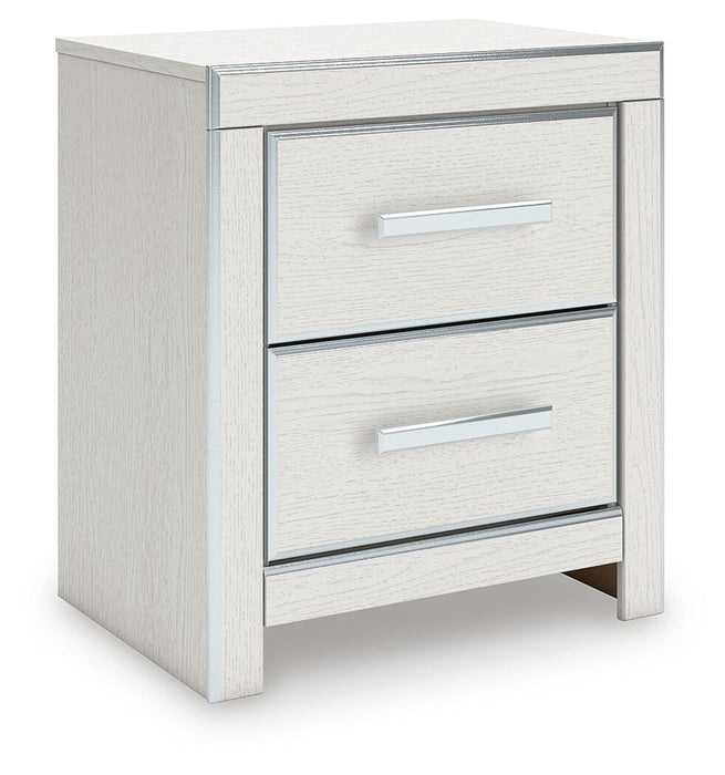 Zuraleus King Upholstered Panel Platform Bed, Dresser, Mirror, Chest and Nightstand