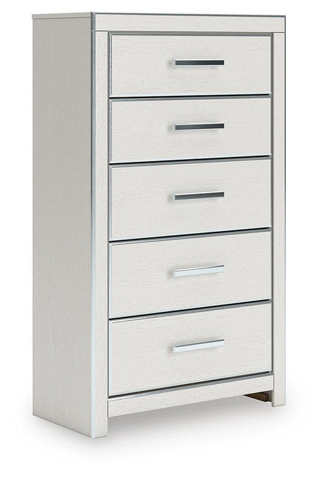 Zuraleus King Upholstered Bed, Dresser, Mirror, Chest and Nightstand