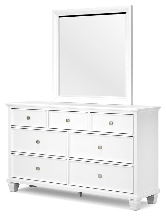 Fortman Full Panel Storage Bed, Dresser, Mirror and Nightstand