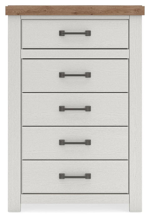 Savonport Twin Panel Bed, Dresser, Mirror, Chest and Nightstand