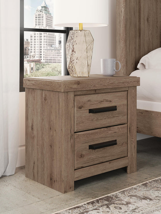 Garistyn Queen Panel Bed, Dresser, Mirror, Chest and Nightstand
