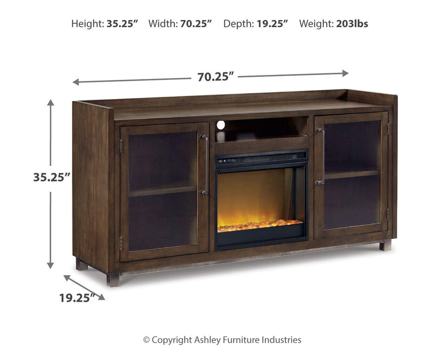 Starmore 70" TV Stand with Electric Fireplace