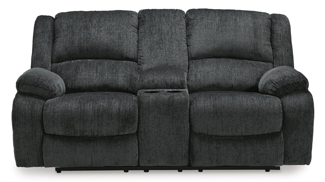 Draycoll DBL REC PWR Loveseat w/Console