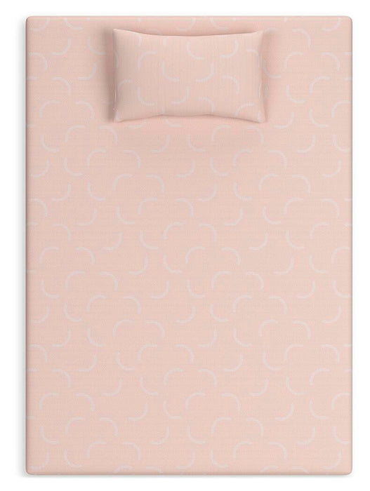 Ashley Express - Ikidz Coral  Mattress And Pillow 2/Cn