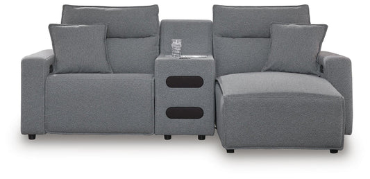 Modmax II 3-Piece Power Reclining Sectional with Chaise and Audio Console