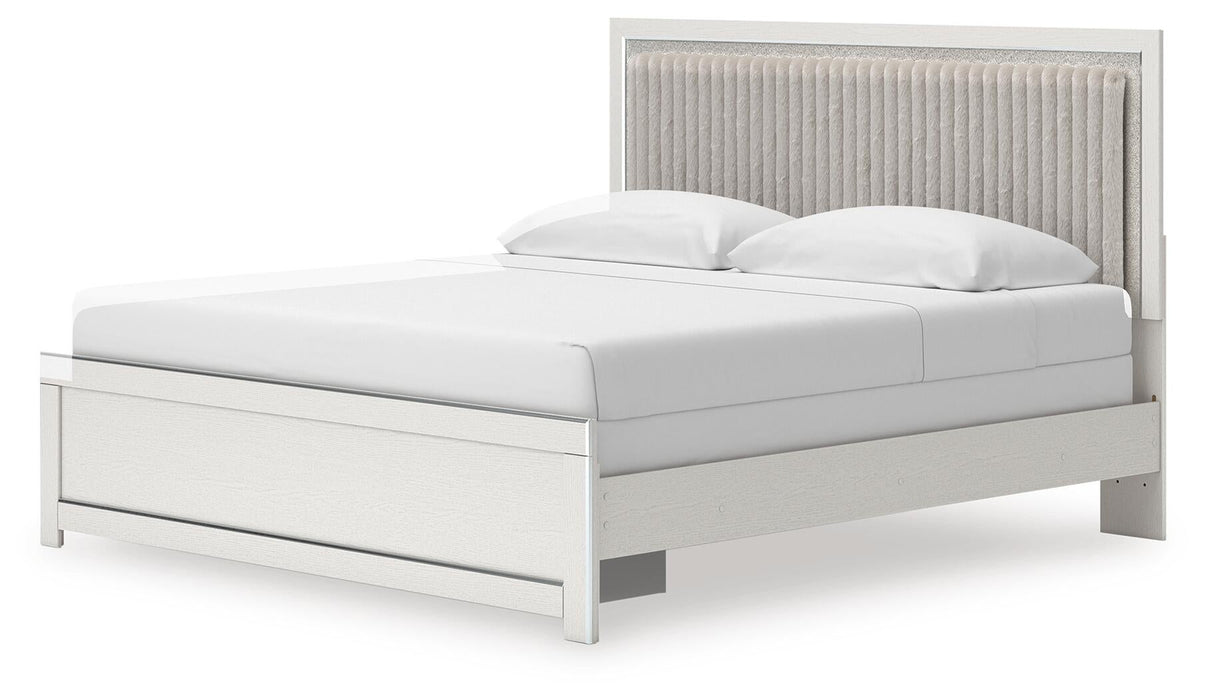 Zuraleus King Upholstered Panel Bed