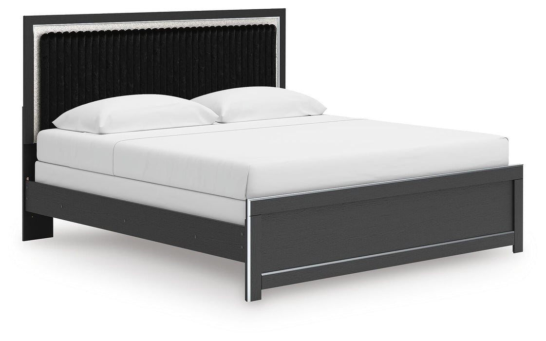 Zuraleus King Upholstered Panel Bed