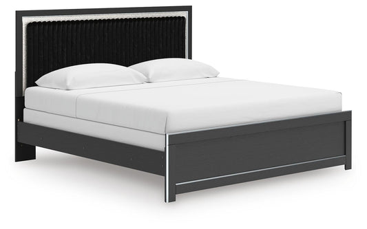 Zuraleus King Upholstered Panel Bed