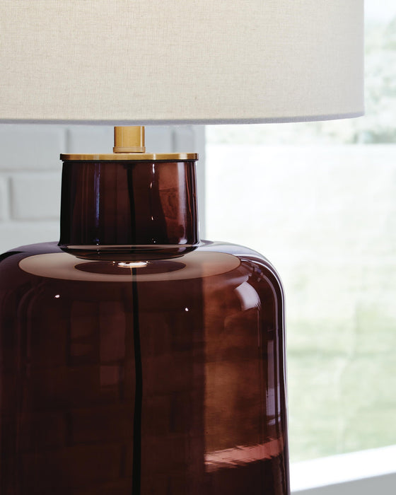 Ashley Express - Mette Glass Table Lamp (1/CN)