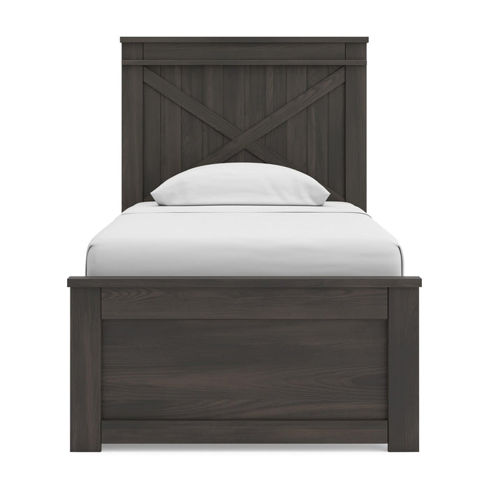 Ashley Express - Vonitta Bay Twin Panel Bed with Storage