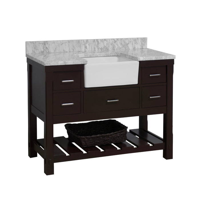 Savannah Farmhouse Navy Blue 30" Vanity