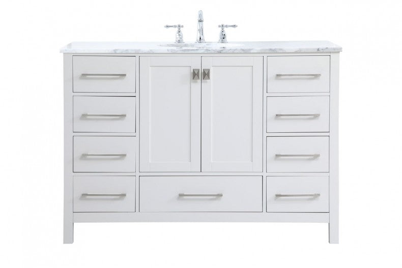 Jaxen White 48" Vanity