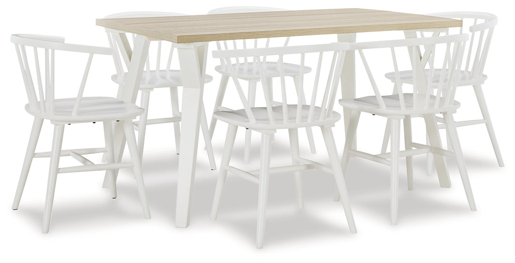 Ashley Express - Grannen Dining Table and 6 Chairs