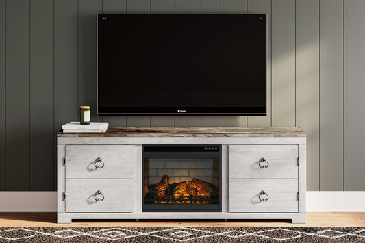 Ashley Express - Willowton 72" TV Stand with Electric Fireplace